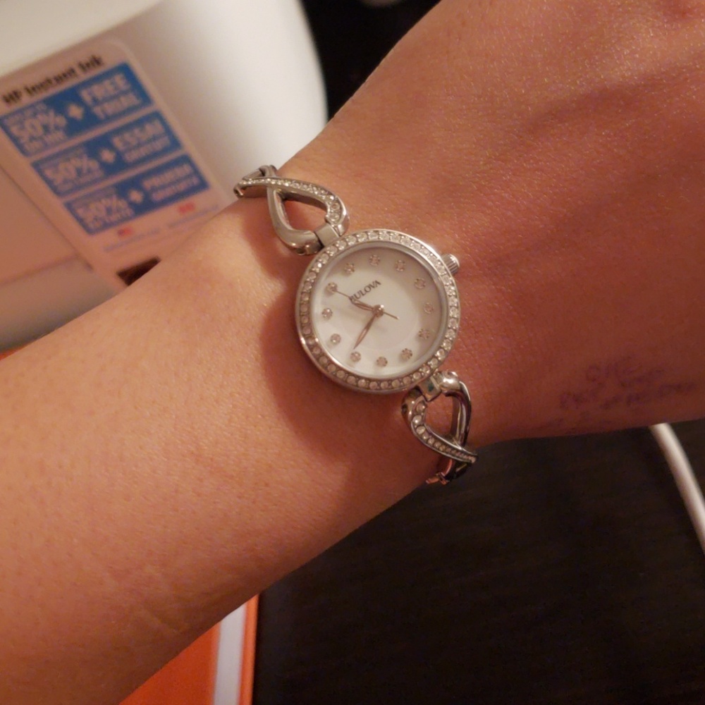 Bulova women's crystal accent watch - Picture 3 of 5